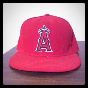 LA Angels MLB on field hat